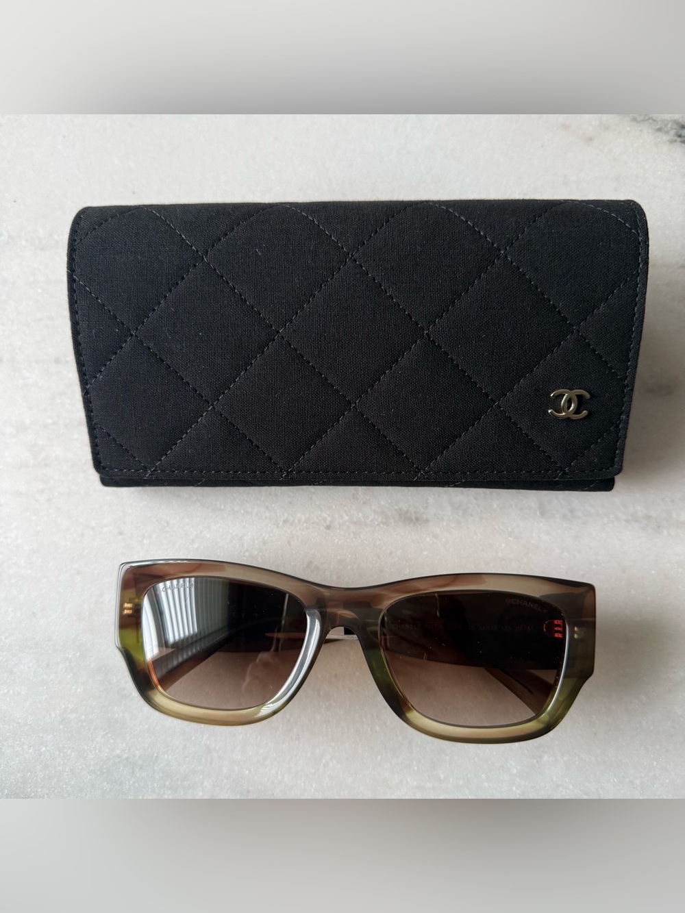 CHANEL 5507-A 54 19 140 Sunglasses Brown - Picture 2 of 9